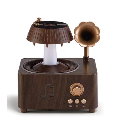 Difusor de Aromas y Humidificador Gramófono Retro