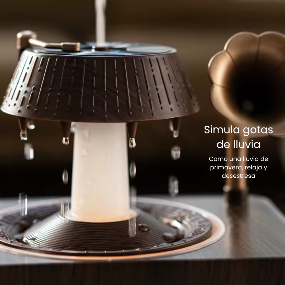 Difusor de Aromas y Humidificador Gramófono Retro